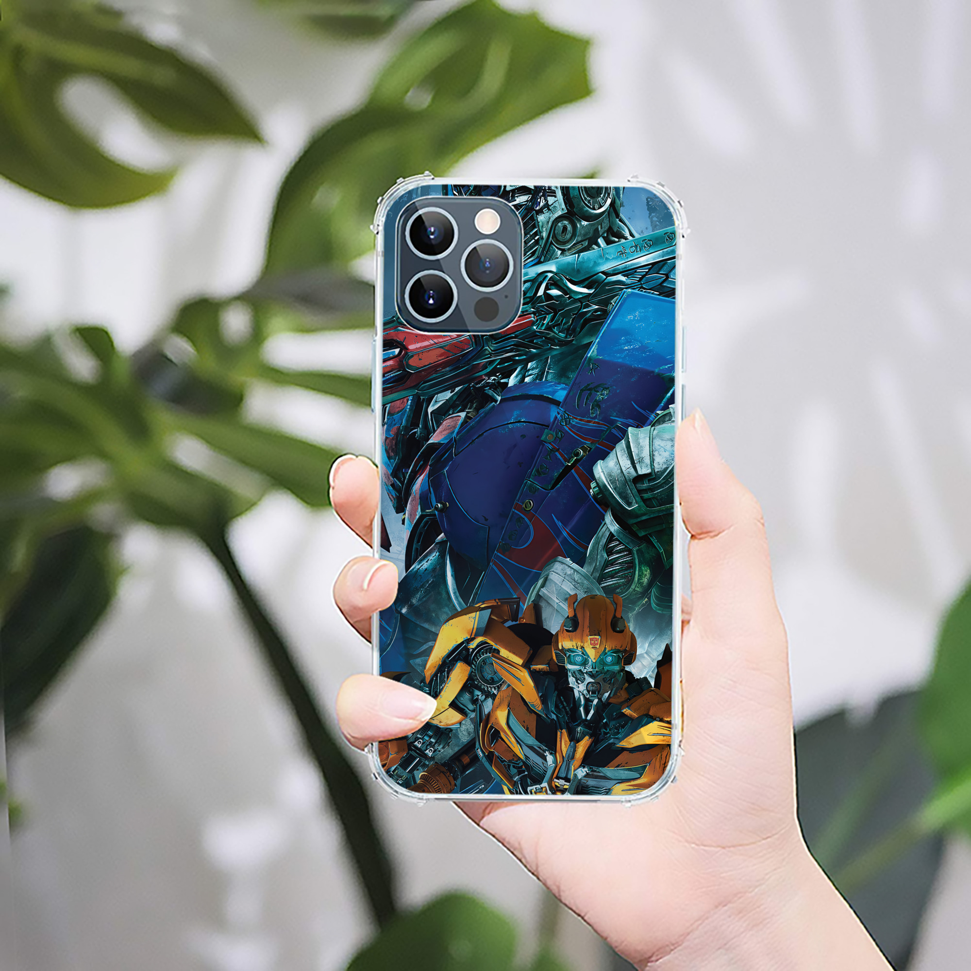 （画像用） Transformers トランスフォーマー 【iPhone 12シリーズ対応】透明スマホケース（クリアソフトケース）